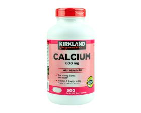  Viên uống bổ sung Canxi xương khớp Calcium 600mg EuRho Vital Kirkland 500 viên