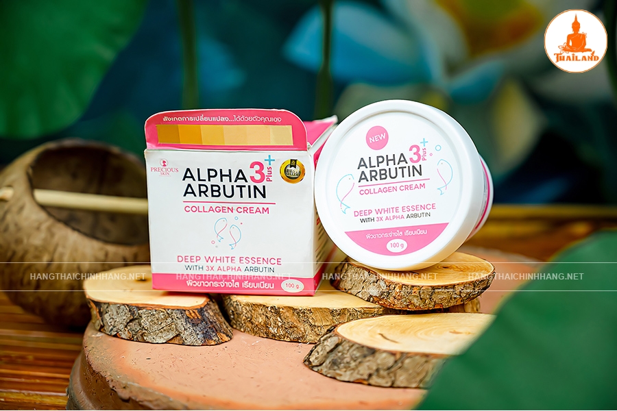 Kem trắng da tự nhiên Alpha Arbutin Collagen 3 plus 100g