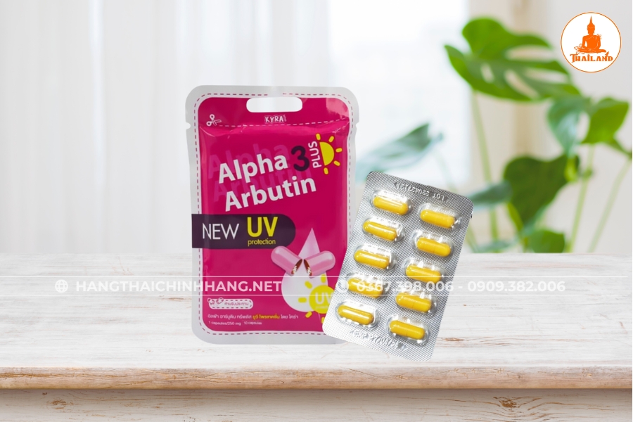 Viên Kích Trắng Body Alpha Arbutin 3 Plus New UV Protection