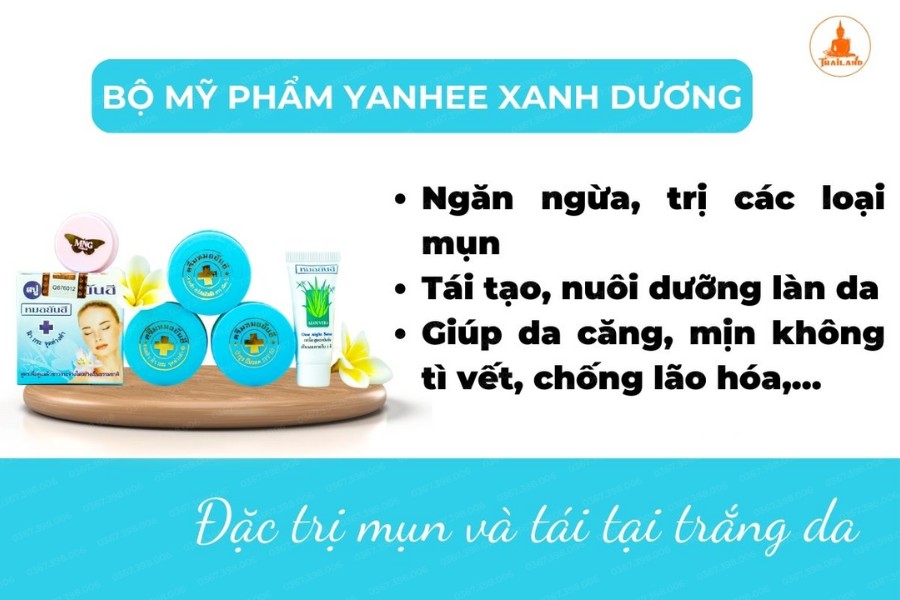 Công dụng nổi bật bộ mỹ phẩm Yanhee Thái Lan