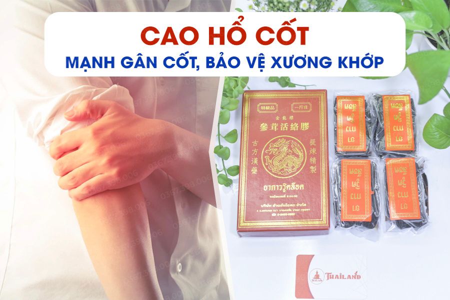 Công dụng của cao xương Thái Lan