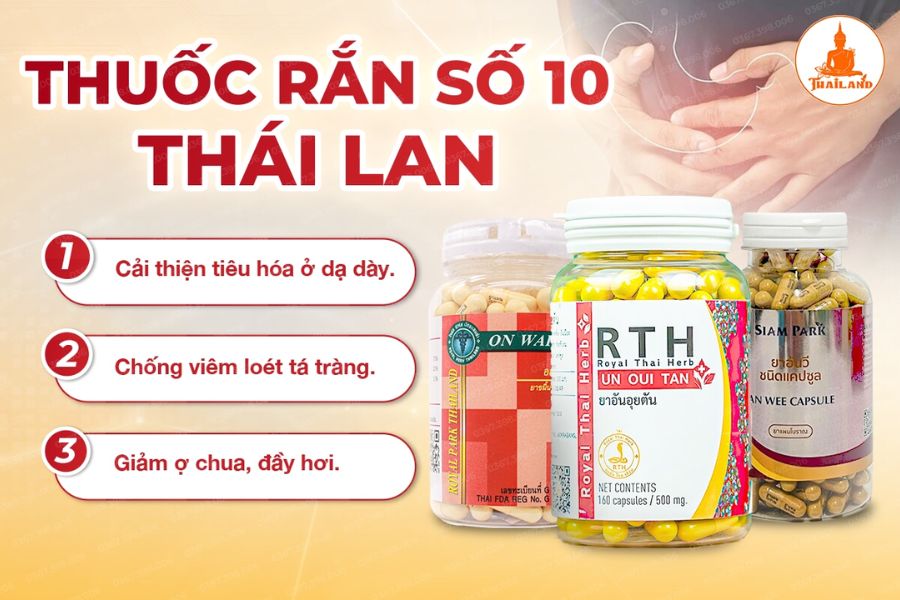 Thuốc trị đau dạ dày Thái Lan