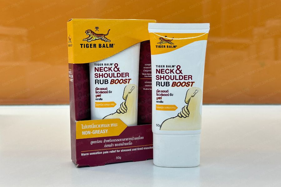 Dầu xoa bóp cổ và vai Tiger Balm Neck & Shoulder Rub Boost