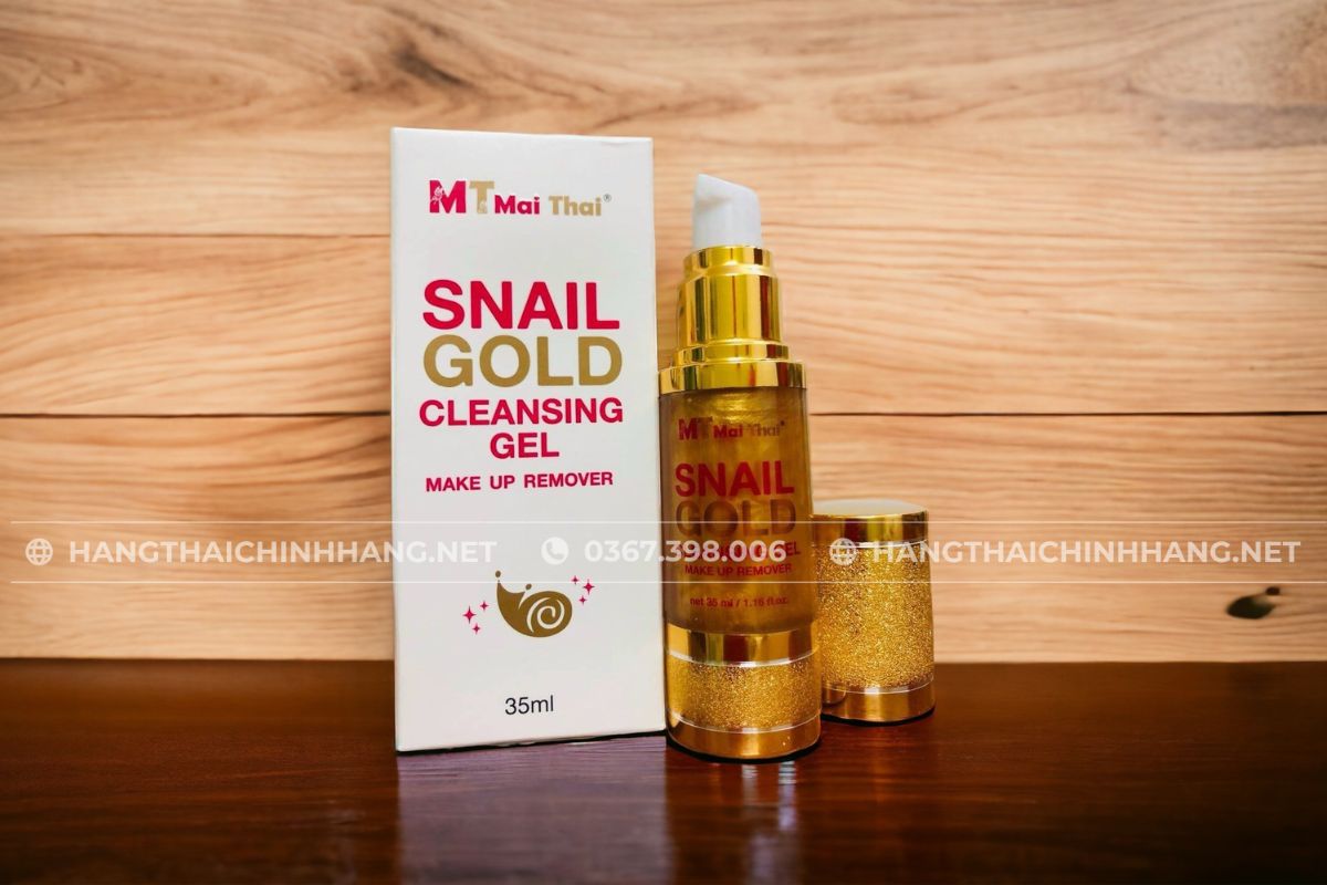 Sữa rửa mặt tinh chất ốc sên Snail Gold Mai Thai 