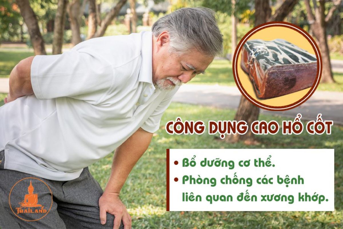 Bệnh gút có dùng cao hổ cốt được không?