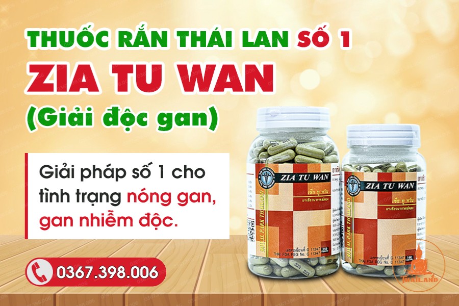 Thuốc rắn số 1 Zia Tu Wan Thái Lan