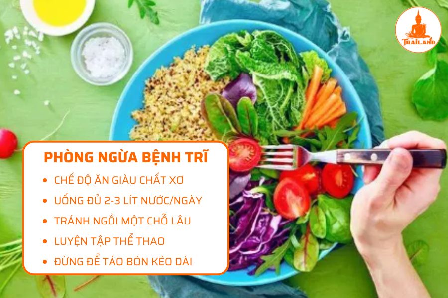 Cách phòng ngừa bệnh trĩ