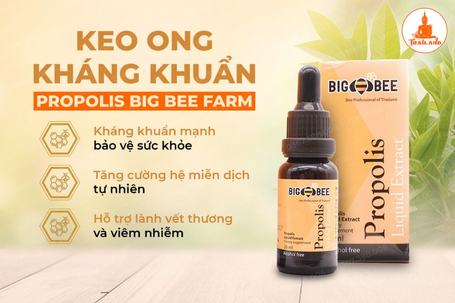 Công dụng của Big Bee Propolis Thailand