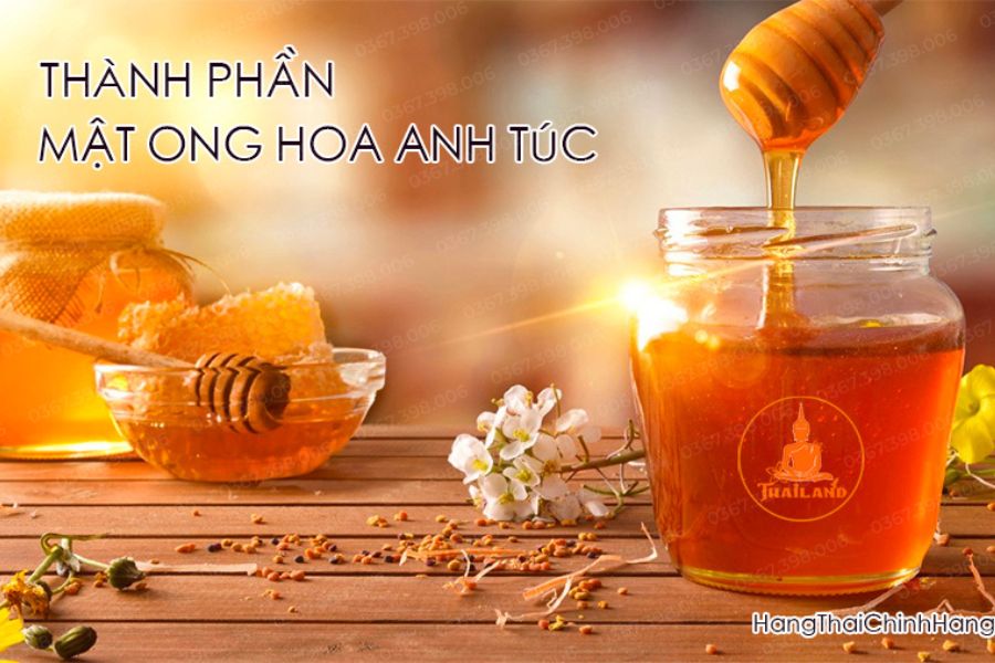 Thành phần của mật ong Thepprasit Hoàng Gia Thái Lan