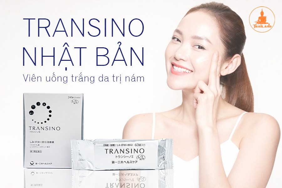 Công dụng của viên uống trị nám tàn nhang Transino 240 viên