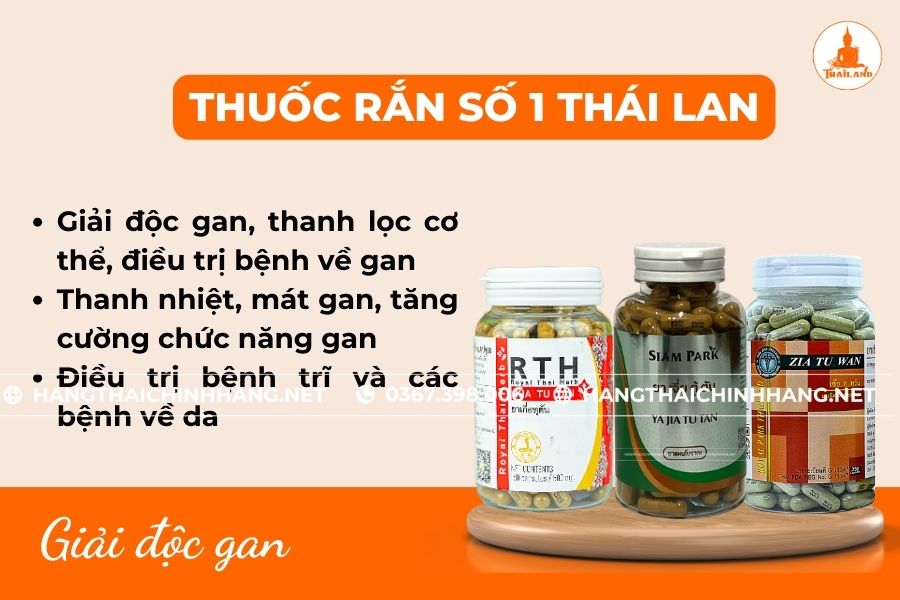 Công dụng thuốc giải độc Thái Lan