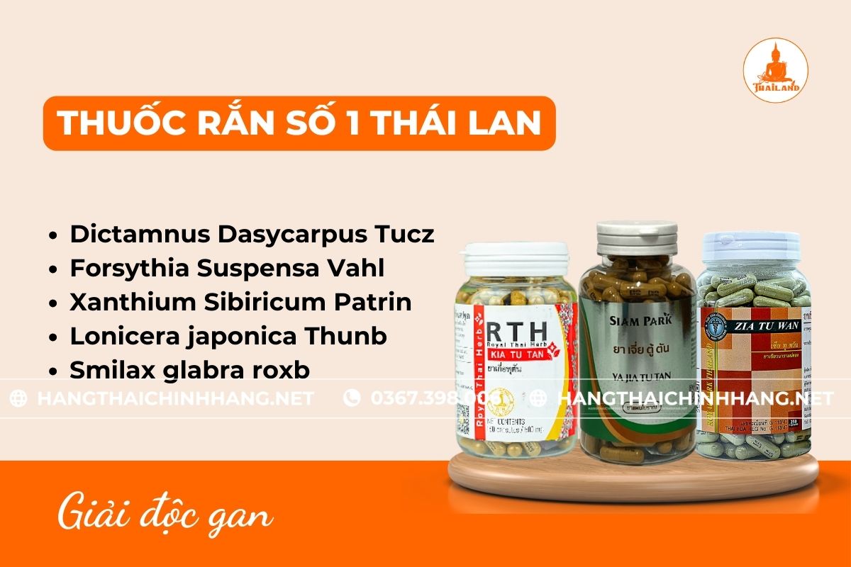Thành phần thuốc giải độc Thái Lan
