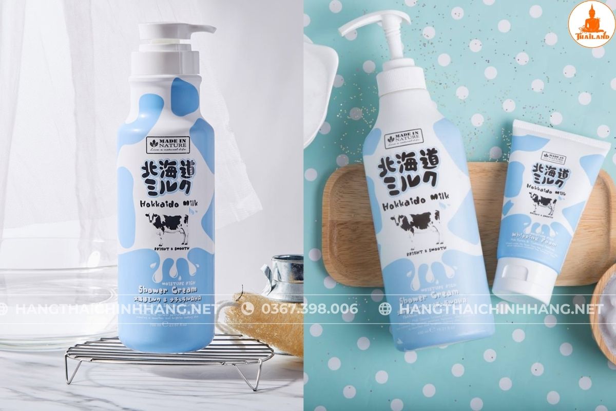 Sữa tắm dưỡng ẩm và sáng mịn da Girly Hokkaido