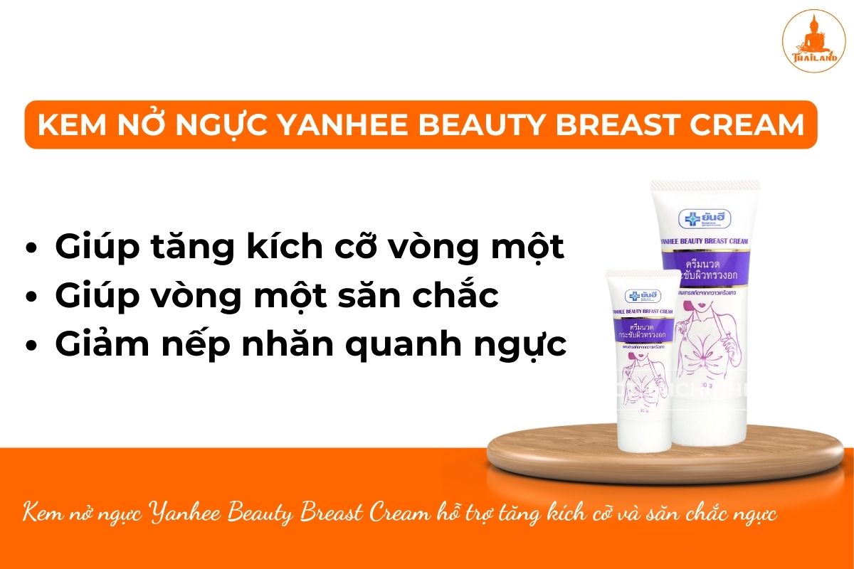 Công dụng của kem nở ngực Yahee Beauty Breast Cream
