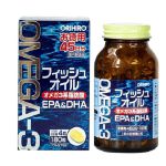 Dầu Cá Omega 3 Orihiro Nhật Bản 180 Viên