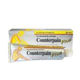 Dầu Gel trị đau nhức xương khớp gấp 2 Counterpain Plus vàng 60 gram