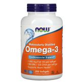 Viên uống dầu cá Omega 3 NOW của Mỹ 1000mg 200 viên
