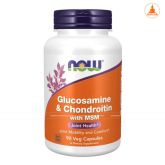 Viên uống NOW Glucosamine Chondroitin with MSM của Mỹ 1500mg 90 viên