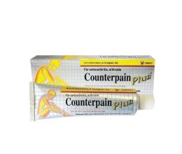 Dầu Gel trị đau nhức xương khớp gấp 2 Counterpain Plus vàng 60 gram