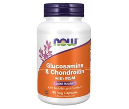 Viên uống NOW Glucosamine Chondroitin with MSM của Mỹ 1500mg 90 viên