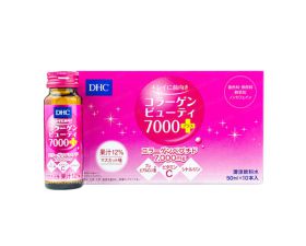 10 chai nước uống DHC Collagen Beauty Plus của Nhật 7000mg 50ml