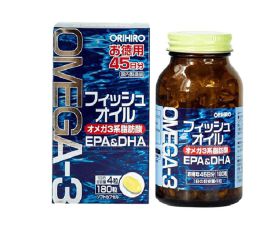 Dầu Cá Omega 3 Orihiro Nhật Bản 180 Viên