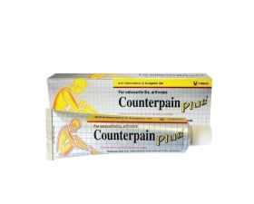 Dầu Gel trị đau nhức xương khớp gấp 2 Counterpain Plus vàng 60 gram