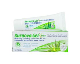 Kem trị bỏng và tái tạo da từ nha đam Burnova Gel Plus 70g