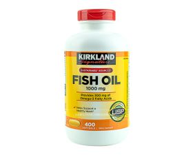 Viên uống dầu cá Omega 3 Kirkland Signature của Mỹ 400 viên