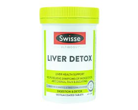 Viên uống giải độc gan Swisse Ultiboost Liver Detox của Úc 2500mg 120 viên