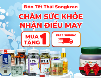 Đón Tết Thái Songkran Hàng Thái Chính Hãng tặng QUÀ LỚN cho Quý khách hàng 