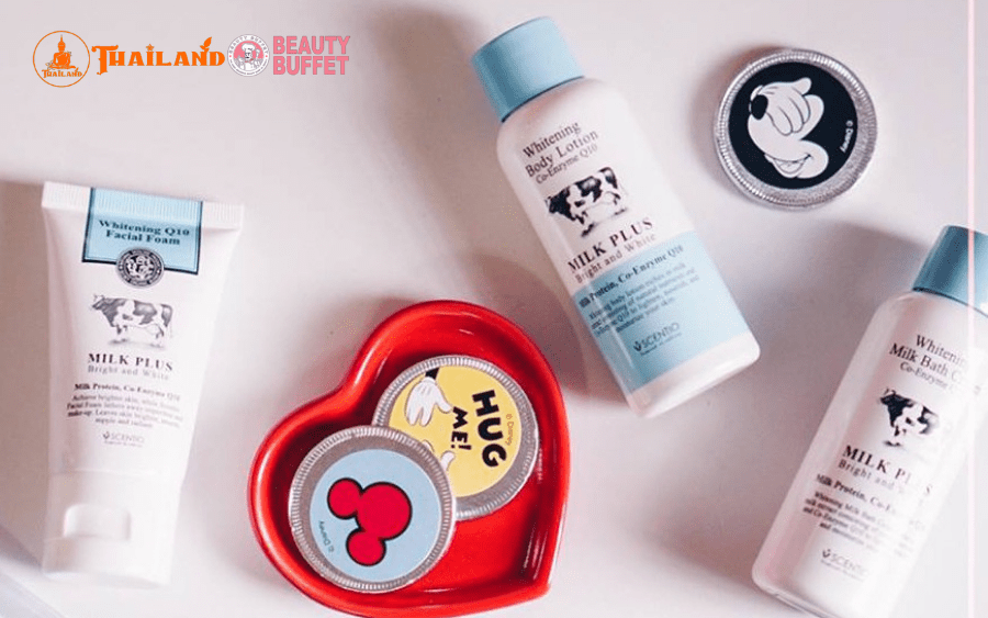 bộ dưỡng trắng da Mini Travel Kit Beauty Buffet Scentio Milk Plus Q10