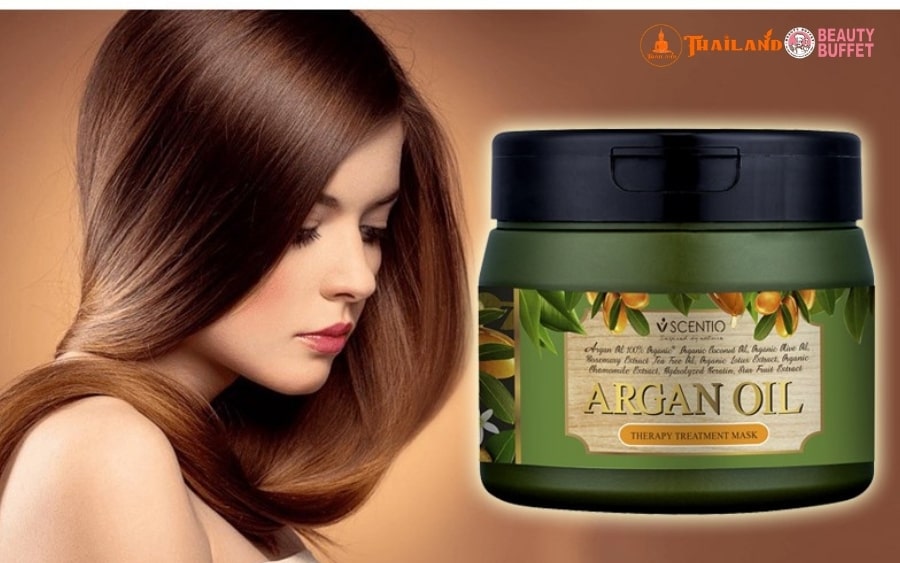 Kem ủ tóc phục hồi chuyên sâu cho tóc khô và hư tổn chiết xuất dầu Argan Scentio Hair Professional