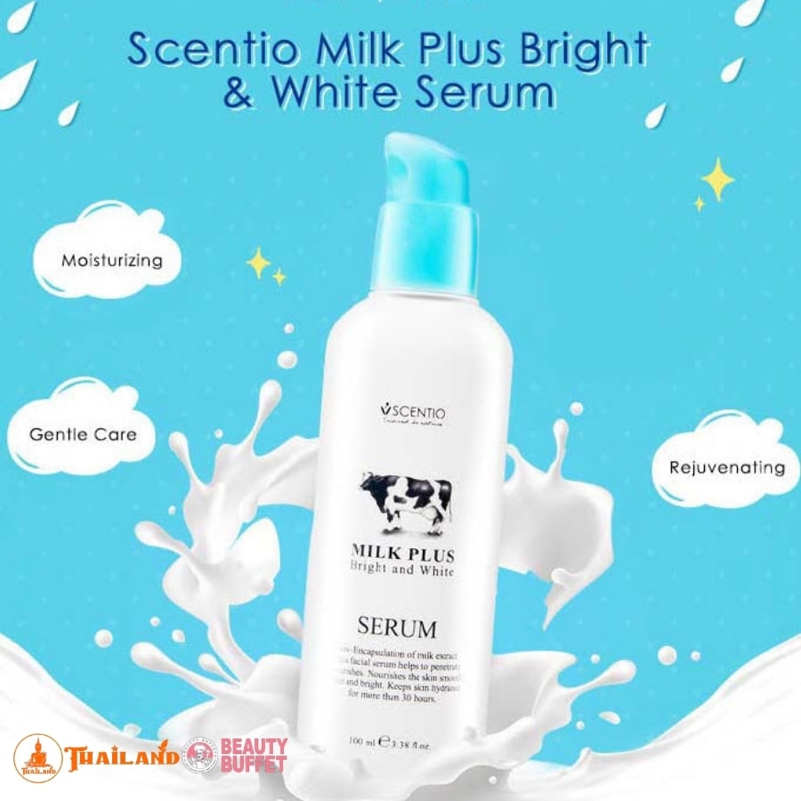 serum dưỡng trắng và trẻ hóa da Scentio Milk Plus