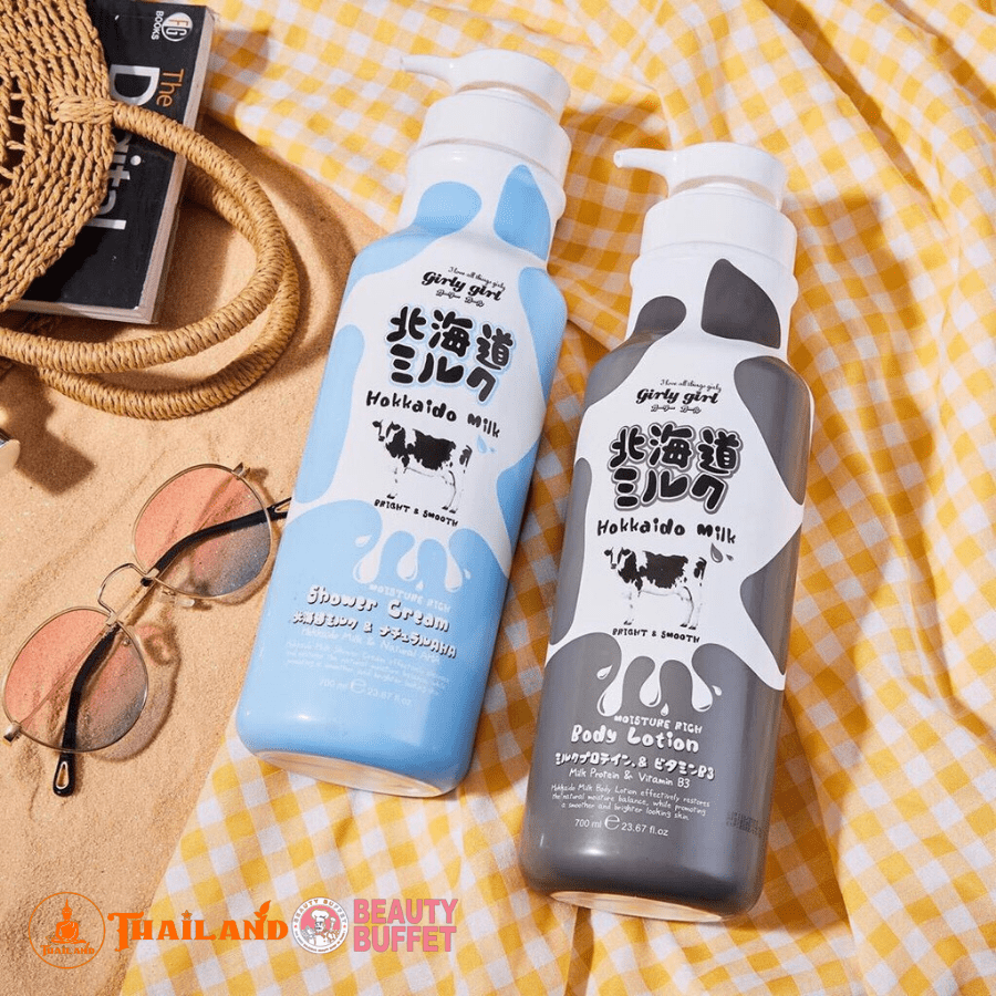 Công dụng của sữa tắm dưỡng ẩm và sáng mịn da Girly Hokkaido