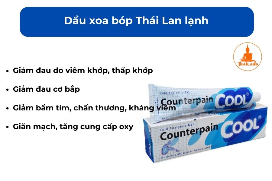 Dầu xóa bóp Thái Lan lạnh Counterpain