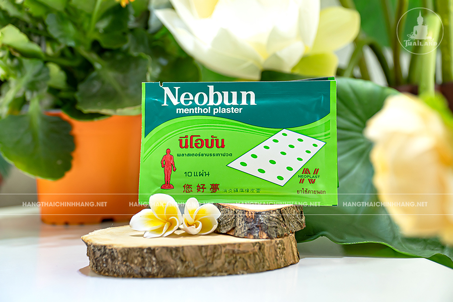 Làm thế nào để mua cao dán giảm đau Neobun Menthol Plaster Thái Lan chính hãng?