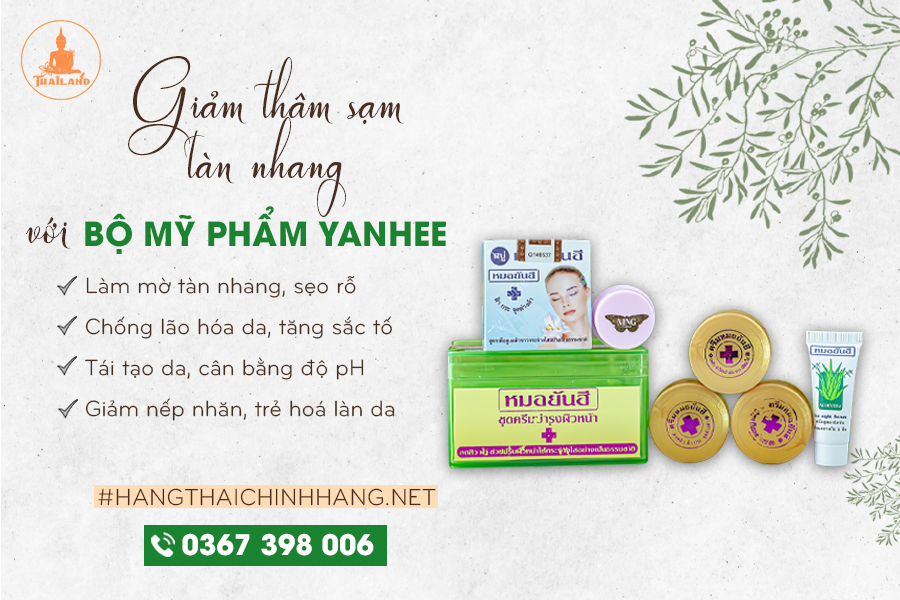 bộ đặc trị tàn nhang 5 món Yanhee Thái Lan
