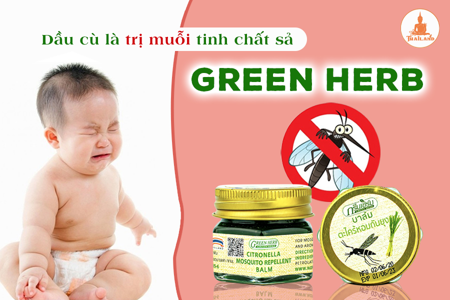Công dụng dầu cù là Green Herb
