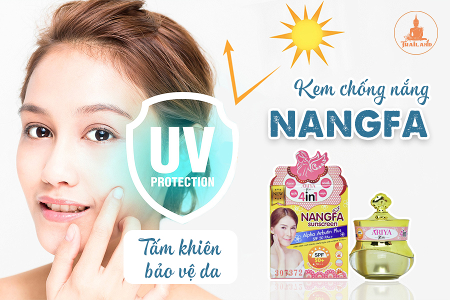 Công dụng kem chống nắng dưỡng da 4 trong 1 Nangfa Sunscreen