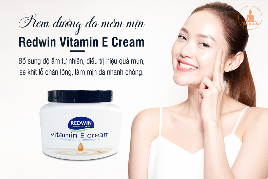 Công dụng hoàn hảo của kem dưỡng da Redwin Vitamin E Cream Úc