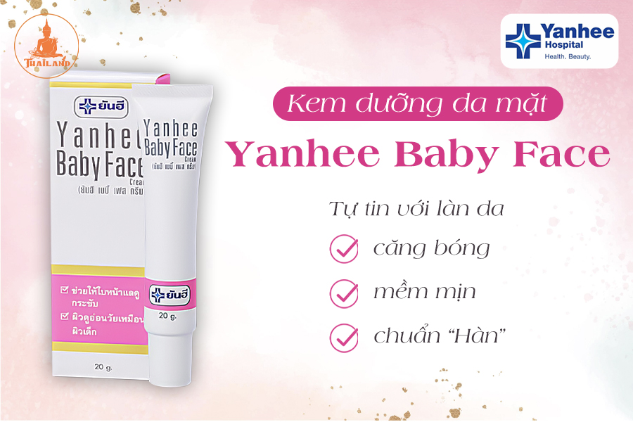 Công dụng kem trắng da mặt Yanhee Baby Face Cream