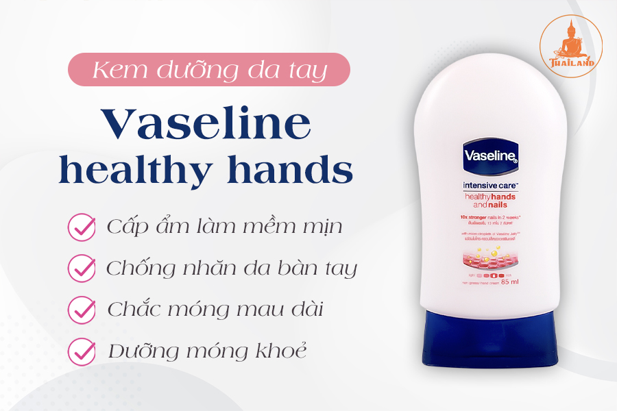 Công dụng kem dưỡng da tay Vaseline