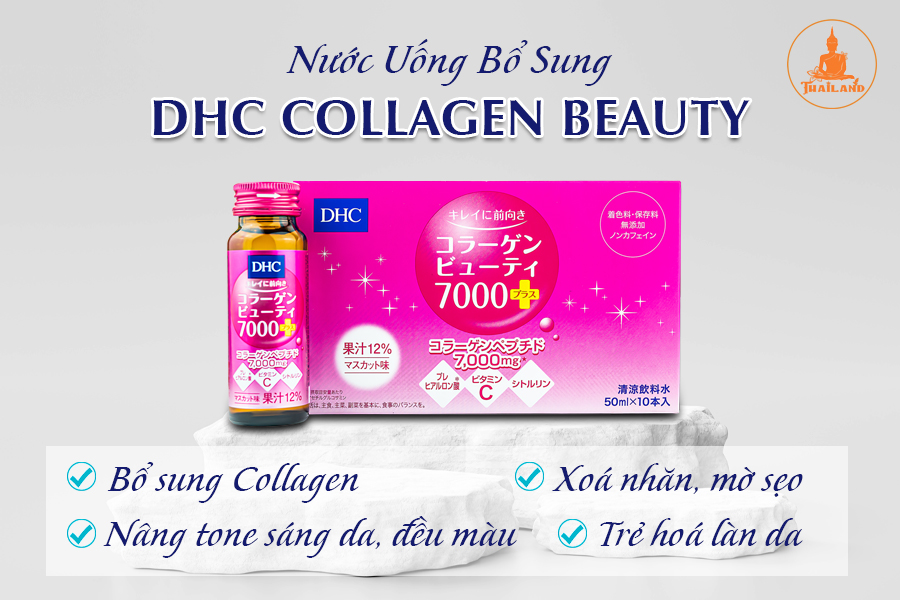 Công dụng của DHC Collagen Beauty 7000 Plus dạng nước