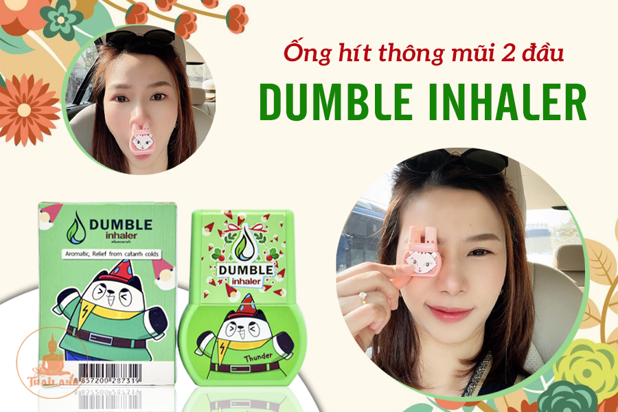 Công dụng nổi bật của ống hít thông mũi 2 đầu Dumble Herb Inhaler