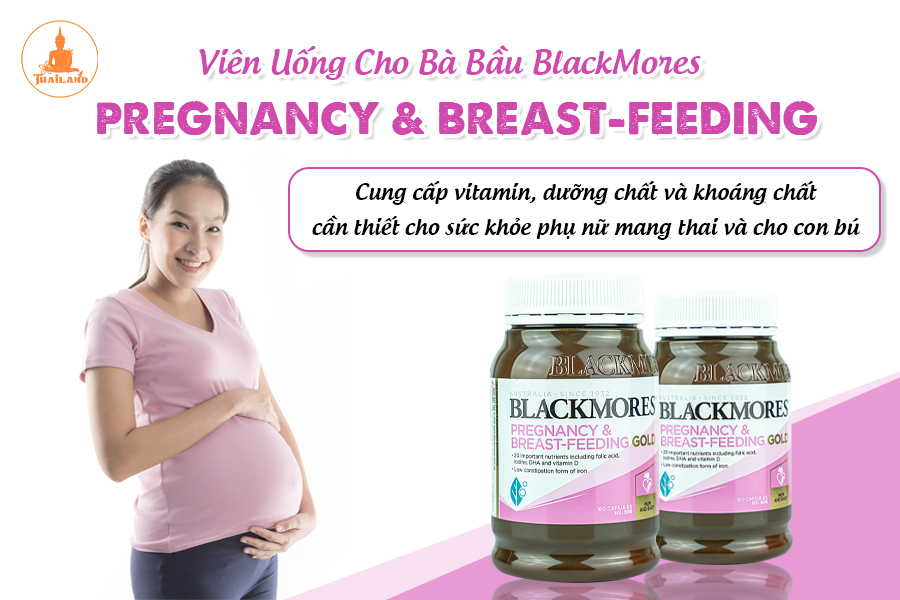 Công dụng vitamin cho bà bầu Blackmores Pregnancy & Breast-Feeding Gold