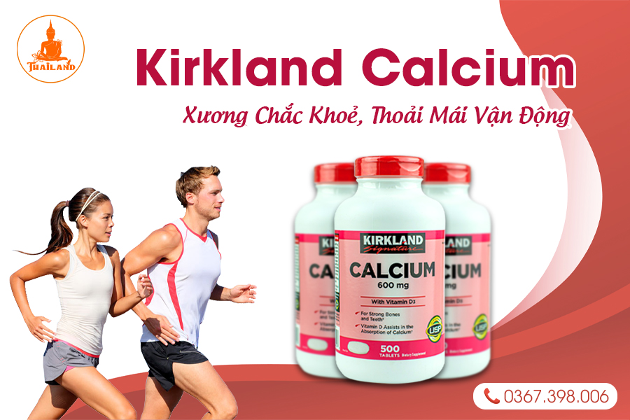 Công dụng của viên uống bổ sung canxi Kirkland Signature Calcium của Mỹ