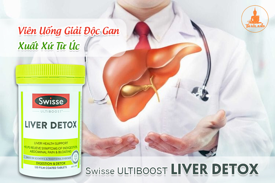 Công dụng của viên uống hỗ trợ thải độc gan Swisse Liver Detox Úc