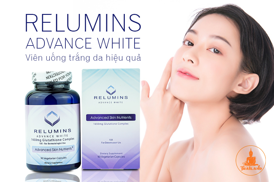 Công dụng của viên uống trắng da Relumins Advance White Glutathione Complex