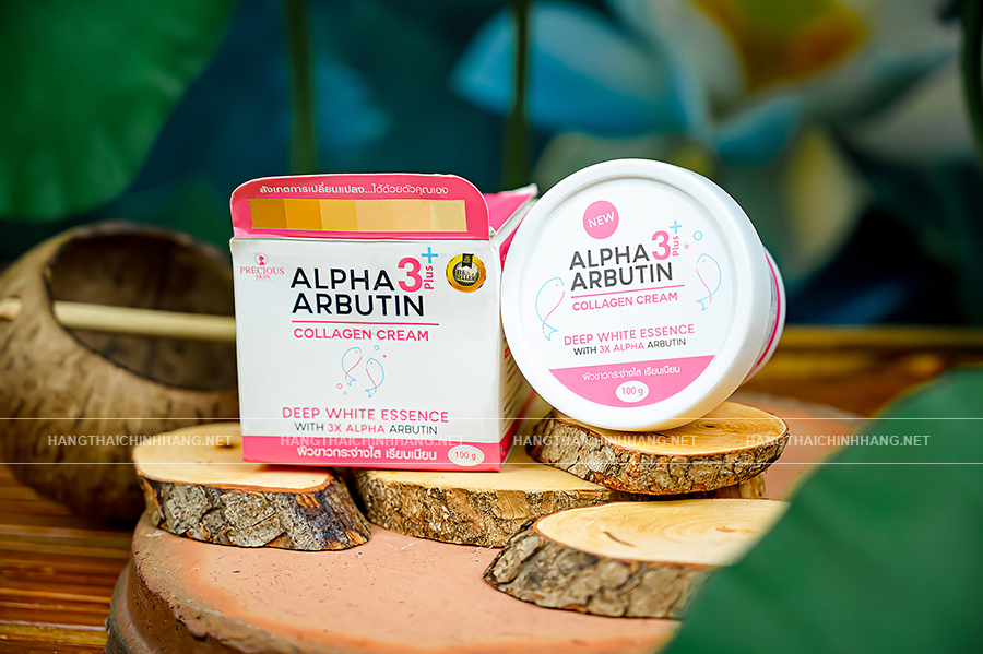 Thành phần của kem dưỡng trắng da body Alpha Arbutin Collagen 3 Plus Cream